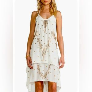 Anthropologie Plenty by Tracy Reese Ivory dress silk 2P